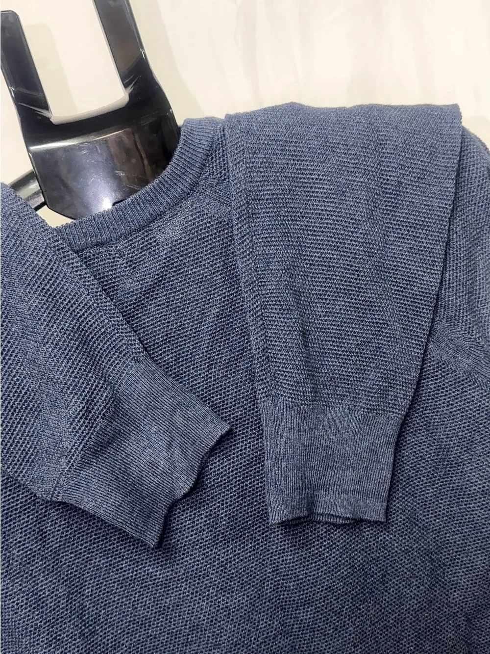 J. Crew Men's Navy Knit Crewneck Sweater